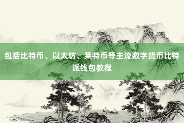 包括比特币、以太坊、莱特币等主流数字货币比特派钱包教程